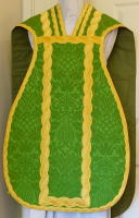 Green French Roman Vestment